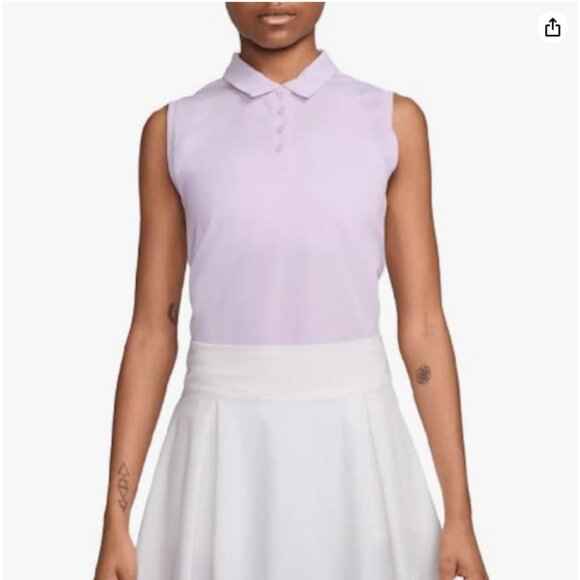 Nike Tops - Nike Women`s Dri-Fit Victory Sleeveless Golf Polo Shirt